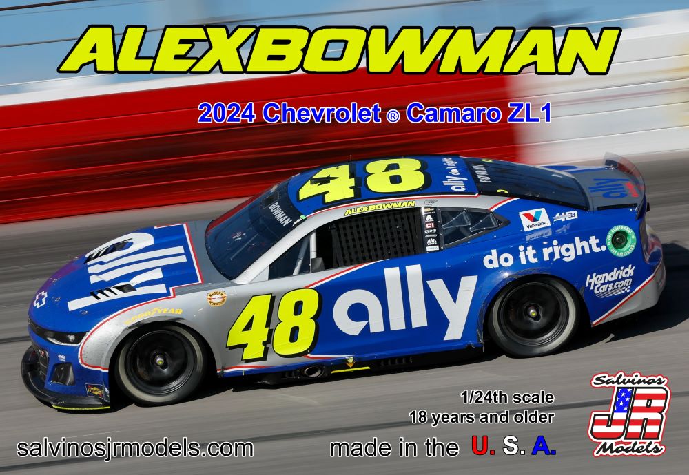 1/24 Alex Bowman 2024 NASCAR Chevrolet Camaro ZL1 Race Car (Darlington) (Ltd Prod)