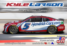 1/24 Kyle Larson 2024 NASCAR Chevrolet Camaro ZL1 Race Car (Hendrick) (Ltd Prod)