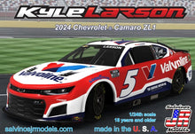1/24 Kyle Larson 2024 NASCAR Chevrolet Camaro ZL1 Race Car (Valvoline) (Ltd Prod)