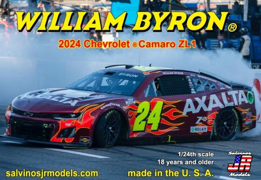 1/24 William Byron 2024 NASCAR Chevrolet Camaro ZL1 Winner Race Car (Martinsville) (Ltd Prod)