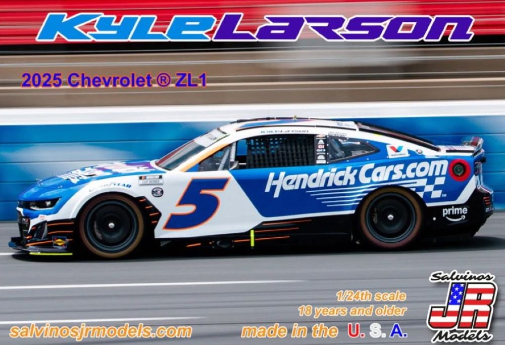 1/24 Kyle Larson 2025 NASCAR Chevrolet Camaro ZL1 Race Car (Charlotte 600) (Ltd Prod)
