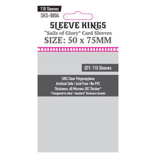 Deck Protector: Sails Of Glory 50 X 75mm (110) - Cats In Hat Inc.