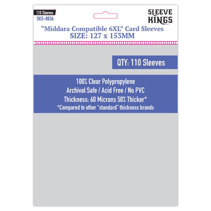 Deck Protector: Middara Compatible 6XL 127 X 153mm (110) - Cats In Hat Inc.