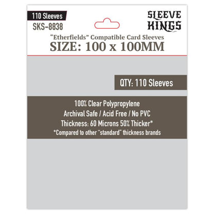Deck Protector: Etherfields Compatible 100 X 100mm (110) - Cats In Hat Inc.