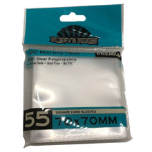 Deck Protector: Premium Square Card Sleeves 70 X 70mm (55) - Cats In Hat Inc.