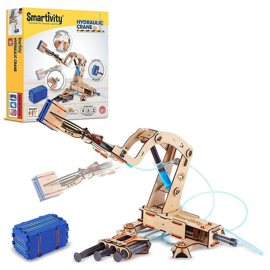 Smartivity: Hydraulic Crane By Smartivity