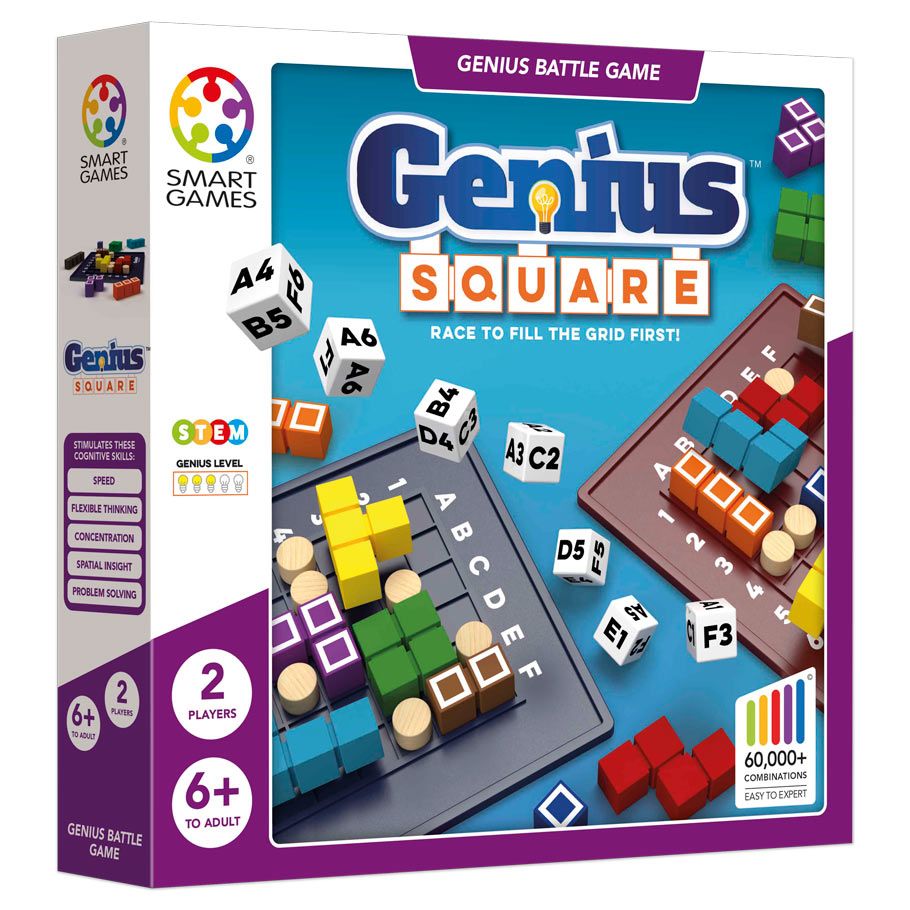 Genius Battle Game: Genius Square By Smart Toys and Games