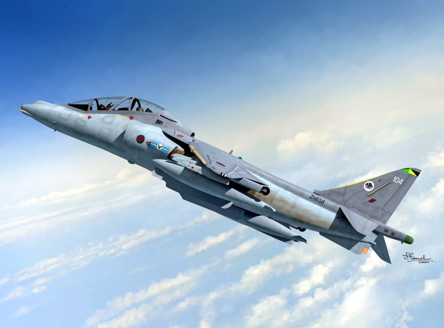 1/72 Harrier T10/12 Trainer Jet Aircraft