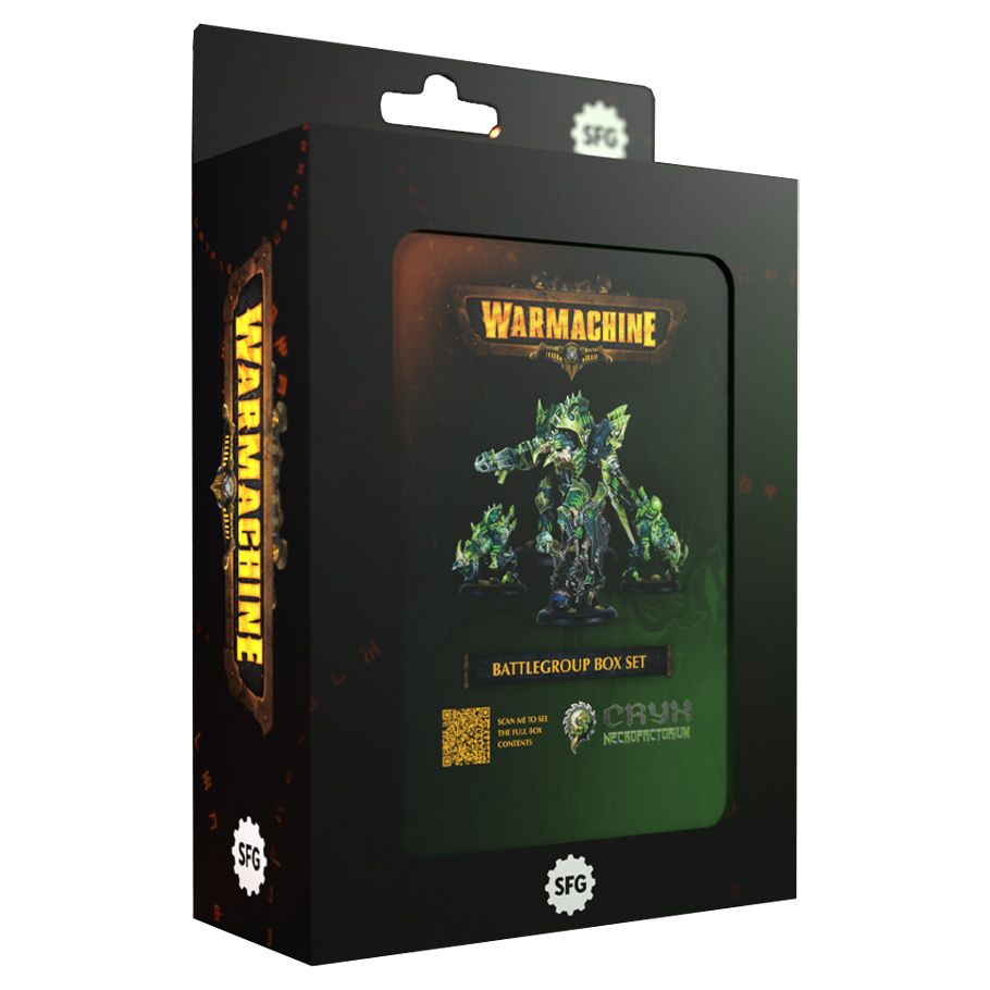 Warmachine: Cryx Necrofactorium Battlegroup Box By Steamforged Games