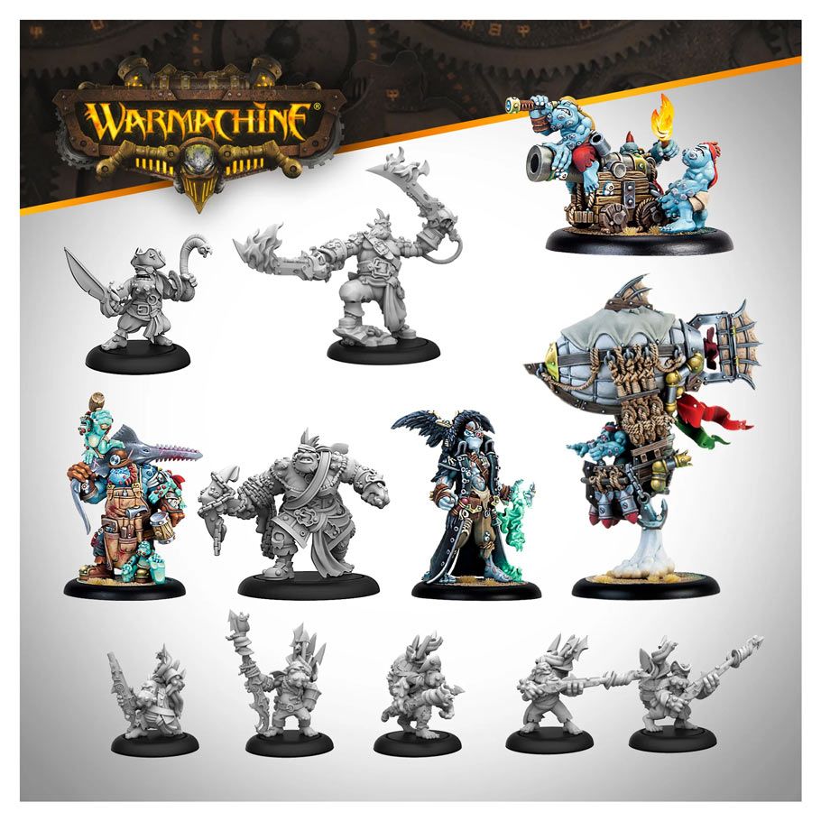 Warmachine: Southern Kriels Brineblood Marauders Auxiliary Expansion