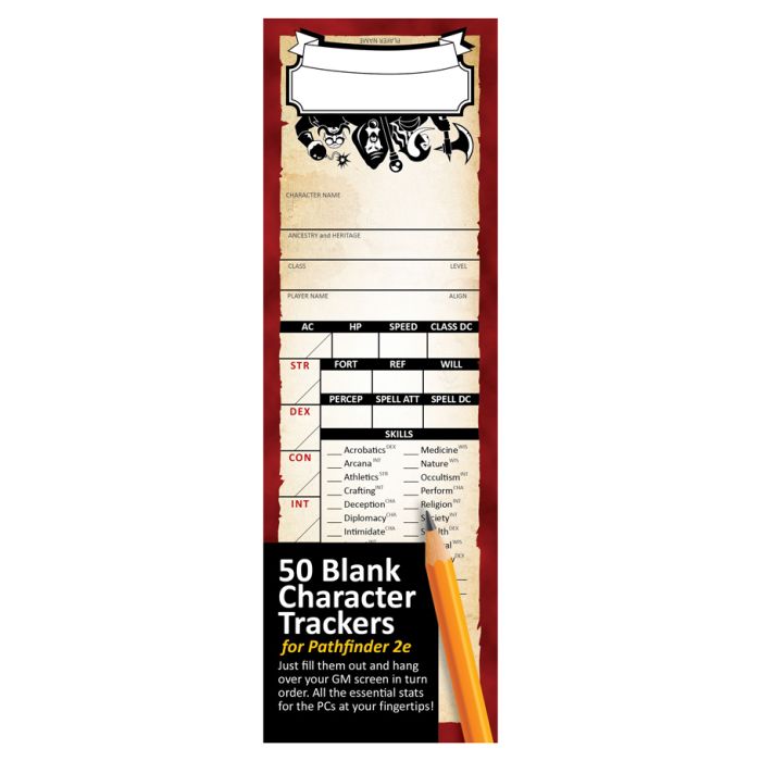 Pathtrackers: 2E Character Trackers - Cats In Hat Inc.