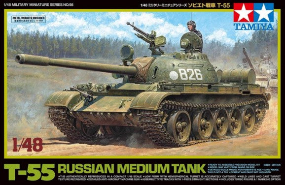 1/48 Russian T55 Medium Tank