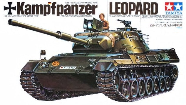 1/35 W. German Kampfpanzer Leopard Med Tank