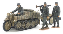 1/35 German SdKfz 2 Mid Production Kettenkraftrad w/Trailer & 3 Soldiers