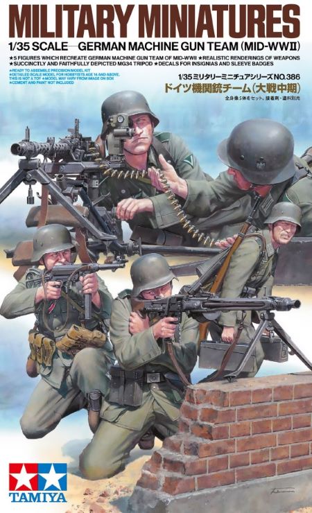 1/35 Mid-WWII German Machine Gun Team (5)
