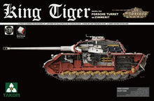 1/35 WWII German King Tiger SdKfz 182 Porsche Turret Heavy Tank w/Zimmerit & Interior