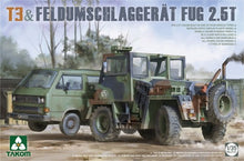 1/35 Bundeswehr T3 Transporter Truck & Feldumschlaggerat FUG 2.5-Ton Forklift Truck (2 Kits)