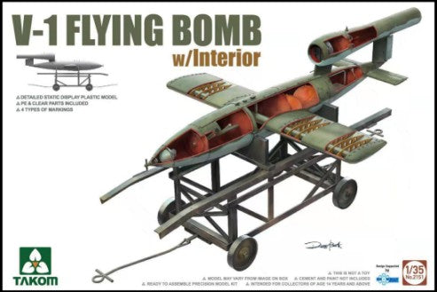 1/35 V1 Flying Bomb w/Interior