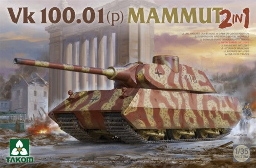 1/35 Vk 100.01(p) Mammut Tank (2 in 1)