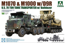 1/72 US M1070 Truck Tractor & M1000 70-Ton Tank Transporter w/D9R Bulldozer