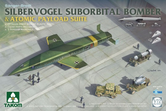1/72 Silbervogel Suborbital Bomber & Atomic Payload Suite