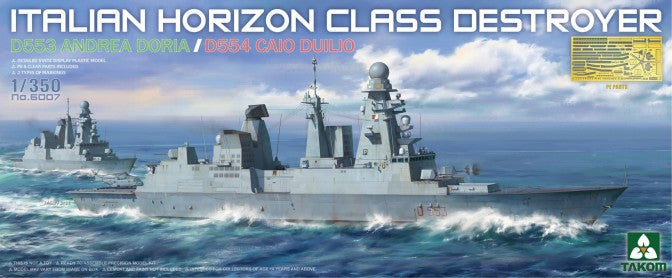 1/350 D553 Andrea Doria/D554 Caio Duilio Italian Horizon Class Destroyer
