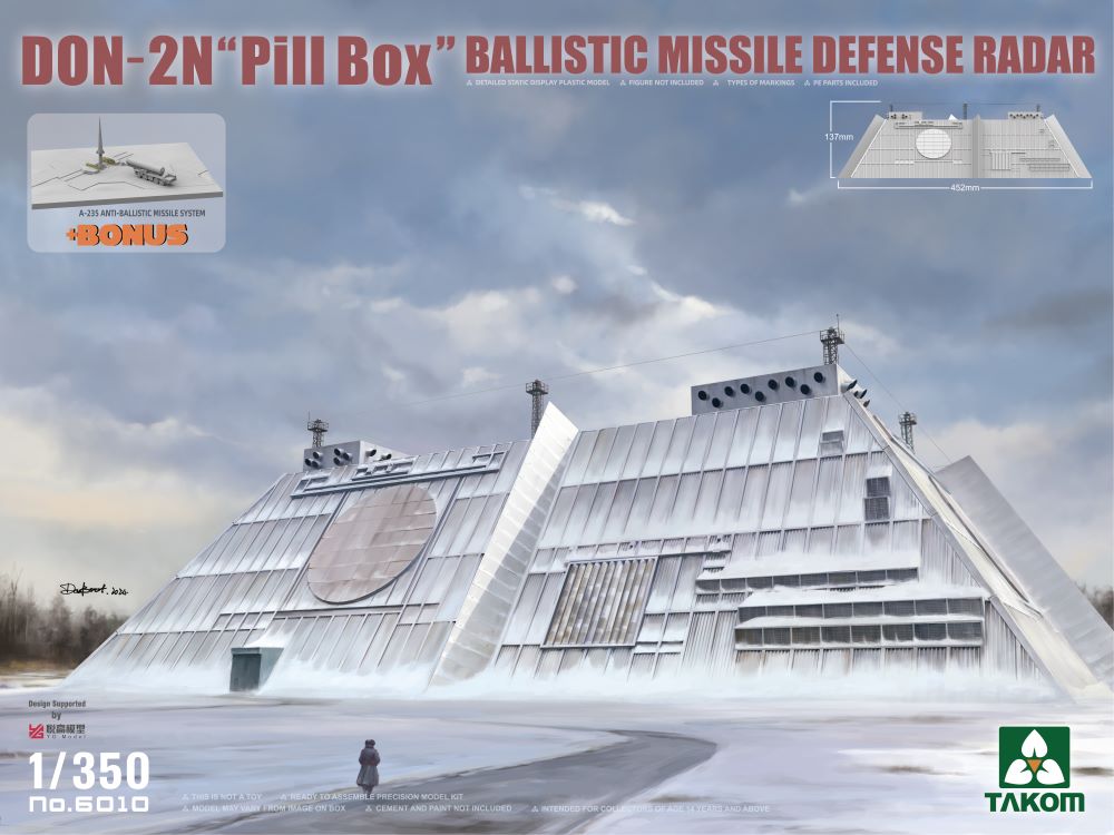 1/350 Don2N Ballistic Missile Defense Radar Pill Box