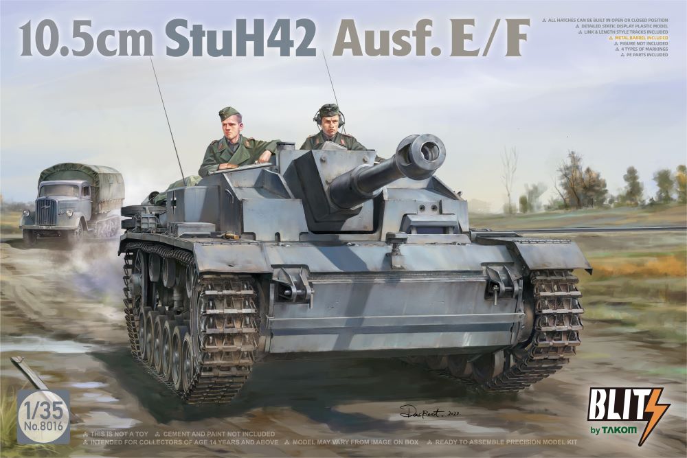 1/35 10.5cm StuH42 Ausf E/F Tank
