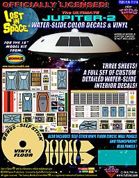 1/35 LiS Jupiter 2 Spaceship Decal & Vinyl Set for MOE 18 Model