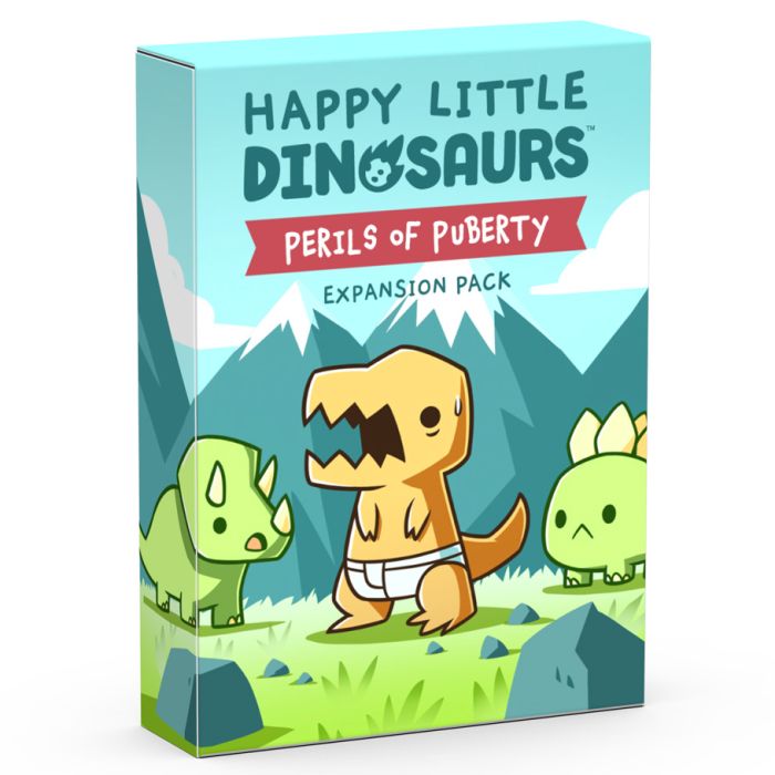 Happy Little Dinosaurs: Perils Of Puberty Expansion Pack - Cats In Hat Inc.