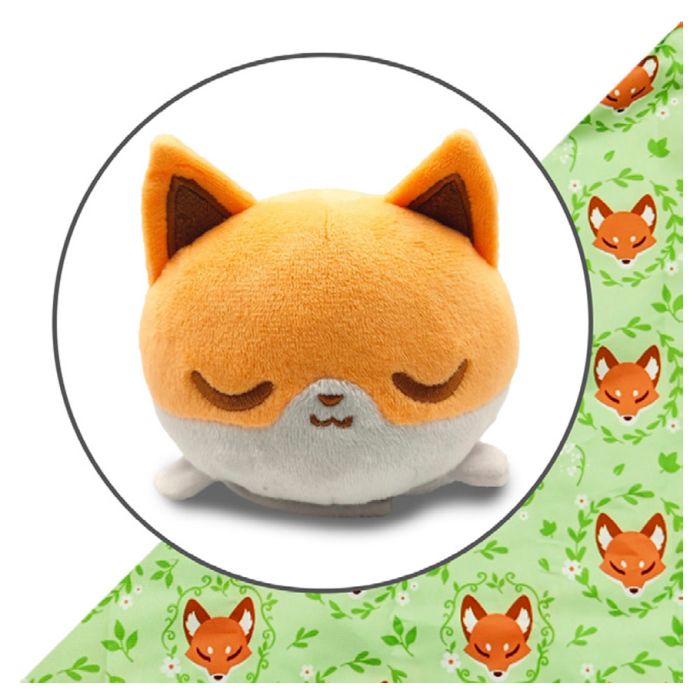 Plushie Tote: Orange & White Fox - Cats In Hat Inc.