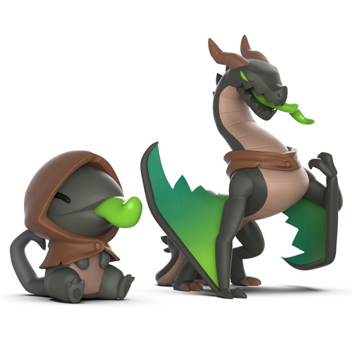 Casting Shadows: Haze Greentongue/Haze The Devastator Vinyl Figure Set - Cats In Hat Inc.