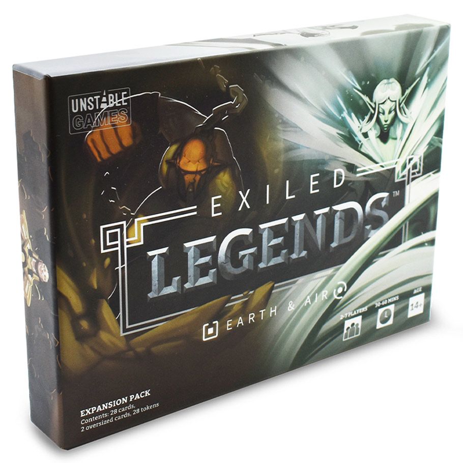 Exiled Legends: Earth & Air Expansion Pack - Cats In Hat Inc.