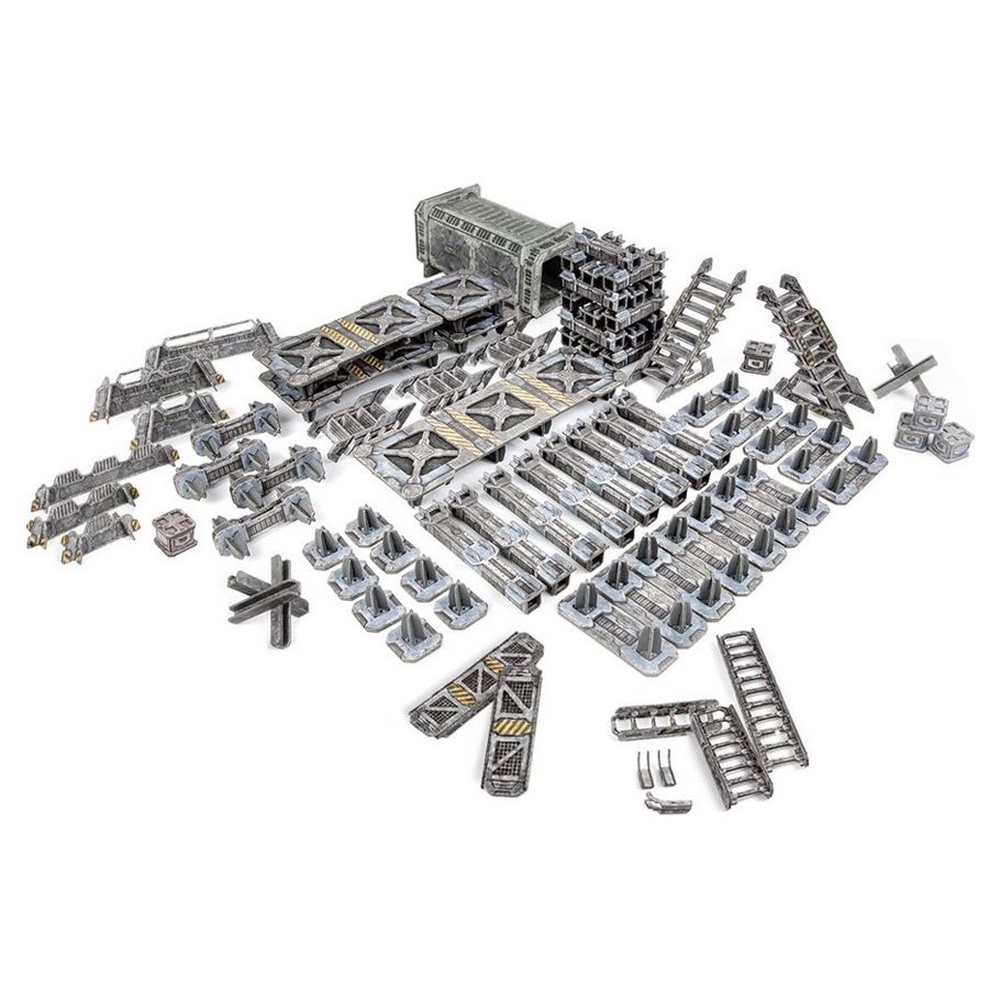 TinkerTurf Sci-Fi: Industrial Starter Set: Neutral