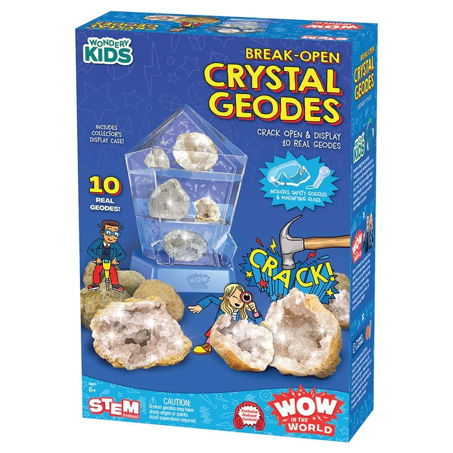 Wow in the World: Break-Open Crystal Geodes