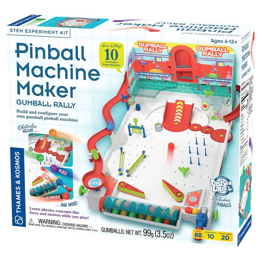 Pinball Machine Maker: Gumball Rally By Thames & Kosmos