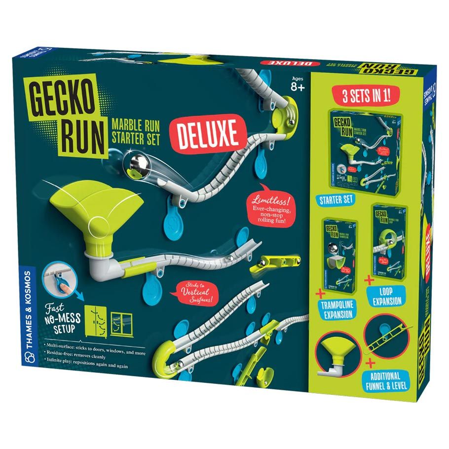 Gecko Run: Marble Run Deluxe Starter Set