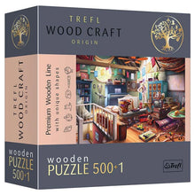 Puzzle: Woodcraft: Treasures In The Attic 500+1 Piece - Cats In Hat Inc.