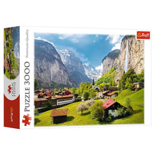 Puzzle: Lauterbrunnen, Switzerland 3000 Piece (Trefl Red)