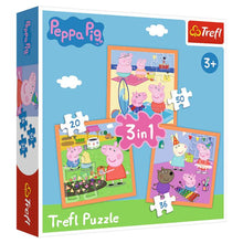 Puzzle: Peppa Pig's Inventive 3in1 20/36/50 Piece - Cats In Hat Inc.