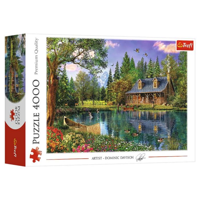 Puzzle: Afternoon Idyll 4000 Piece (Trefl Red) - Cats In Hat Inc.