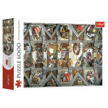 Puzzle: Sistine Chapel Ceiling 6000 Piece (Trefl Red)