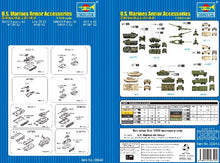 1/350 US Marines Armor Accessories Set