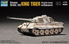 1/72 German SdKfz 182 King Tiger Tank w/Zimmerit (Porsche Turret)