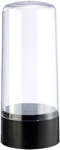 Battery Operated Round Mirrored Display Turntable w/Dome-top Cover for 1/16 & 1/35 Figures (3Dia x 4.5H)