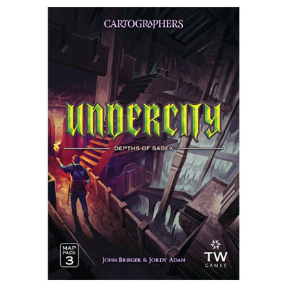 Cartographers Heroes: Map Pack 3: Undercity - Cats In Hat Inc.
