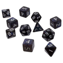 Dice Set: Eclipse 11 Jet Black
