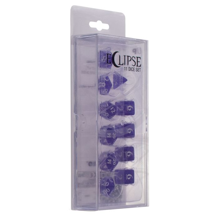 Dice Set: Eclipse 11 Royal Purple - Cats In Hat Inc.