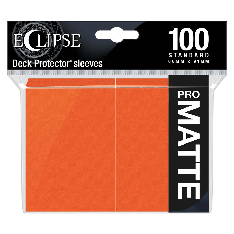 Deck Protector: Eclipse: Matte Pumpkin Orange (100)