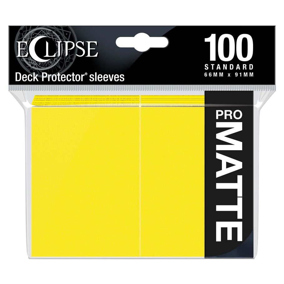 Deck Protector: Eclipse: Matte Lemon Yellow (100)